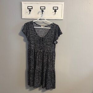 Black and White polka dot dressed